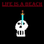 Life is a beach logo