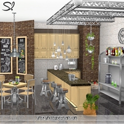 Industrial Bar - Hanging Items