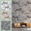 Safari Zebra Pattern Wallpaper | Flora and Fauna 75 logo