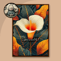 Dark Academia Flower Painting #3 Sellable Extra A Samtuse963