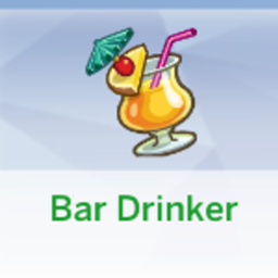 Bar Drinker Trait By KiaraSims4Mods | Chinese Translation
