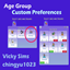 Age Group Custom Preferences | Chinese Translation