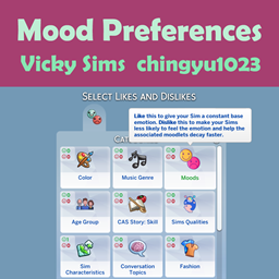 Mood Custom Preferences | Chinese Translation