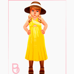 Toddler Girl Dress - Family Trip Outfits - 3 versions logo