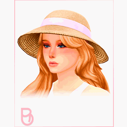 Woman Beige Hat - Family Trip Outfits - 3 versions