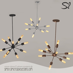 Sputnik Chandeliers - Industrial Lamps ✳💡
