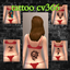 tattoo cv366 lower back skull ( base game compatible ) logo