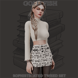 GoldFish Sophisticated Tweed Set logo