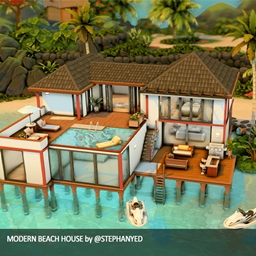 Modern Beach House Near the Sea (No CC)