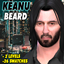Keanu beard by Jochi logo