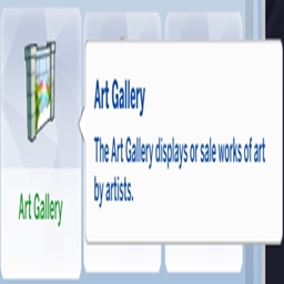 Art Gallery Lots Trait By KiaraSims4Mods Spanish Translation