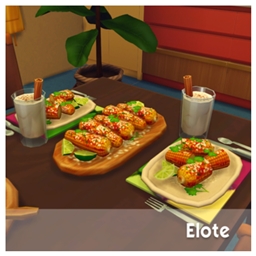 Elote customized food by Oni Spanish translation