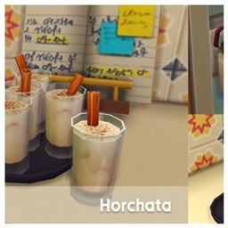 Horchata customized food by Oni Spanish translation