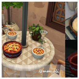 Umm ali custom food by Oni Spanish Translation