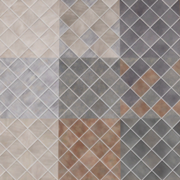 RAW Walk-In Diamond Floor Tiles