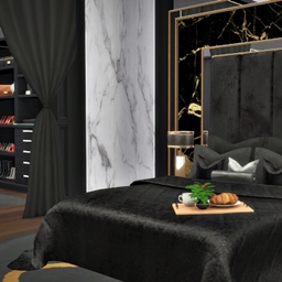 Luxury Black Bedroom