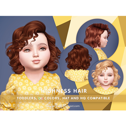 SONYASIMS - HIGHNESS HAIR TODDLERS project image