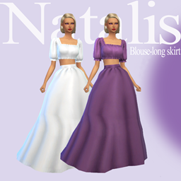 Blouse and long skirtⁿᵃᵗᵃˡⁱˢ