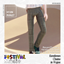 Boy's Naples High Waist Straight Casual Suit Pants logo