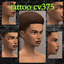 tattoo cv375 butterfly near eye ( base game compatible )