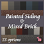 Painted Siding and Mixed Brick logo