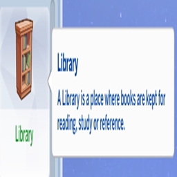 Library Lot Trait By KiaraSims4Mods Spanish Translation