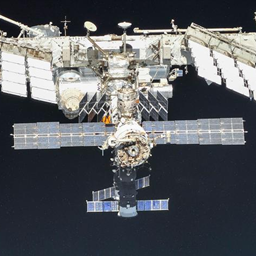 International Space Station from Bedrock Edition logo