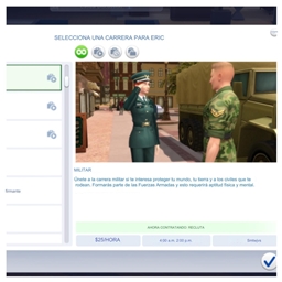 Active military career in nails by kiarasims4mods Spanish translation