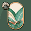 HQ Minimalist Plant Oval Frame #3 Samtuse963 logo