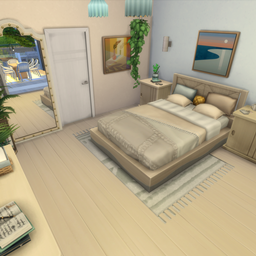 Modern Contemporary Neutral Beachy Bedroom