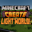 create: light world! logo