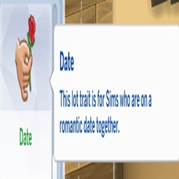 Date Lots Trait By KiaraSims4Mods Spanish Translation