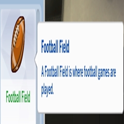 Football Field Lots Trait By KiaraSims4Mods Spanish Translation