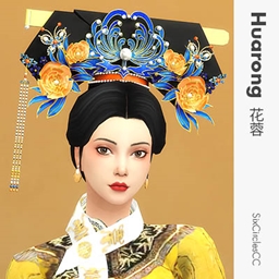 [SixCirclesCC] Chinese Hairstyle - Huarong logo