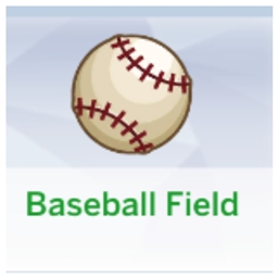 Baseball field lot feature by kiarasims4mods Spanish translation