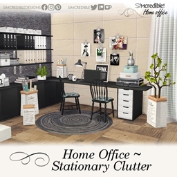 Home Office Stationary Clutter 📓🗒 logo