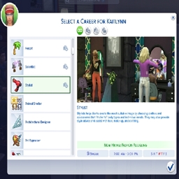 Stylist (Active) Career By KiaraSims4Mods Spanish Translation project image