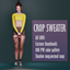 Sporty Crop Sweter logo