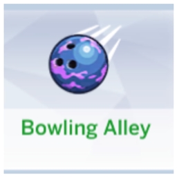 Bowling Alley Lot Feature by kiarasims4mods translated into Spanish
