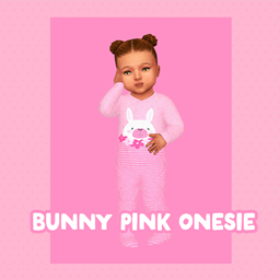 Bunny Onesie pink Infant