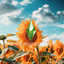Sunflowers in the wind  loading screen logo