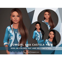 SONYASIMS - COWGIRL ANA CASTELA HAIR KIDS (VERSION B) project image