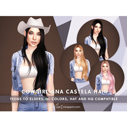 SONYASIMS - COWGIRL ANA CASTELA HAIR (VERSION A) project image