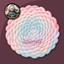 Rustic Pastel Woven Round Dance Rug #21 Samtuse963 logo