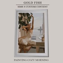 GoldFish Painting Cozy Morning
