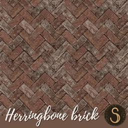Sims4Luxury - Herringbone brick - Floors logo