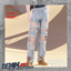 Boy's High Street Retro Ripped Jeans logo