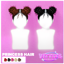 Princess Child Toddler Infant Hair logo