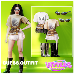 Guess Brat Outfit logo