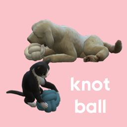 Knot ball - pet toy logo